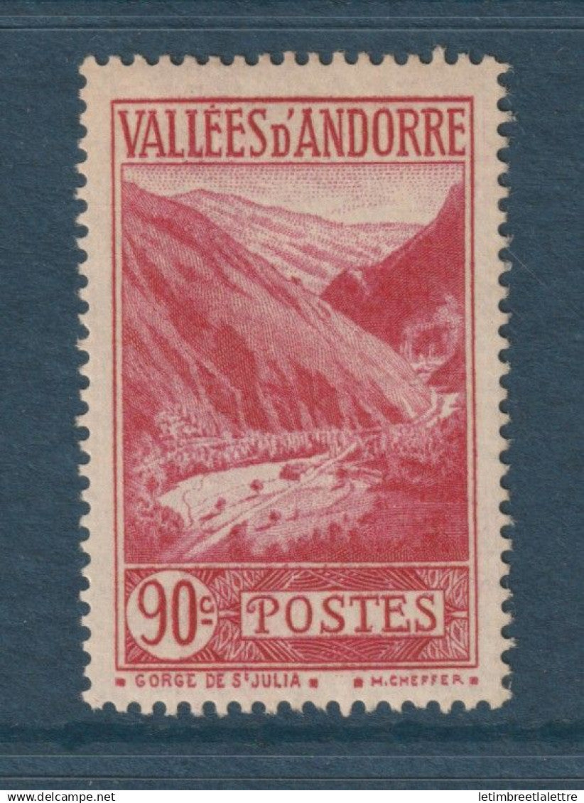 Andorre - YT n° 38 * - neuf avec charnière - 1932 1933