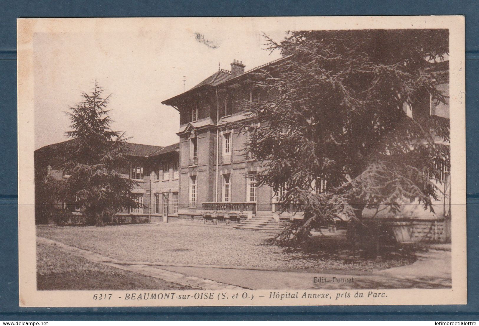 France - Carte postale - Beaumont sur Oise - Hôpital annexe pris du parc