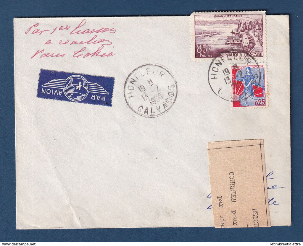 ⭐ France - Première liaison par avion à réaction Paris Tokyo - 1960 ⭐