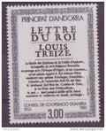 ANDORRE N° 315** NEUF SANS CHARNIERE    LETTRE DU ROI