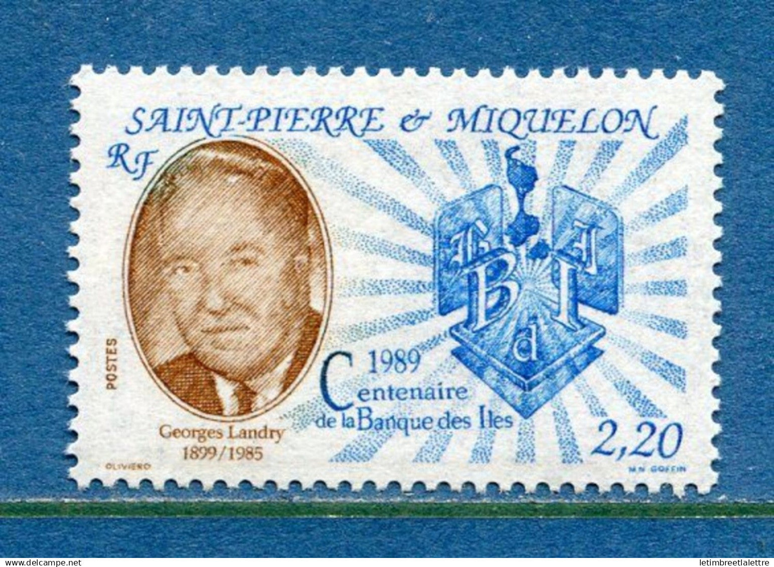 Saint Pierre et Miquelon - YT n° 511 ** - Neuf sans charnière - 1989
