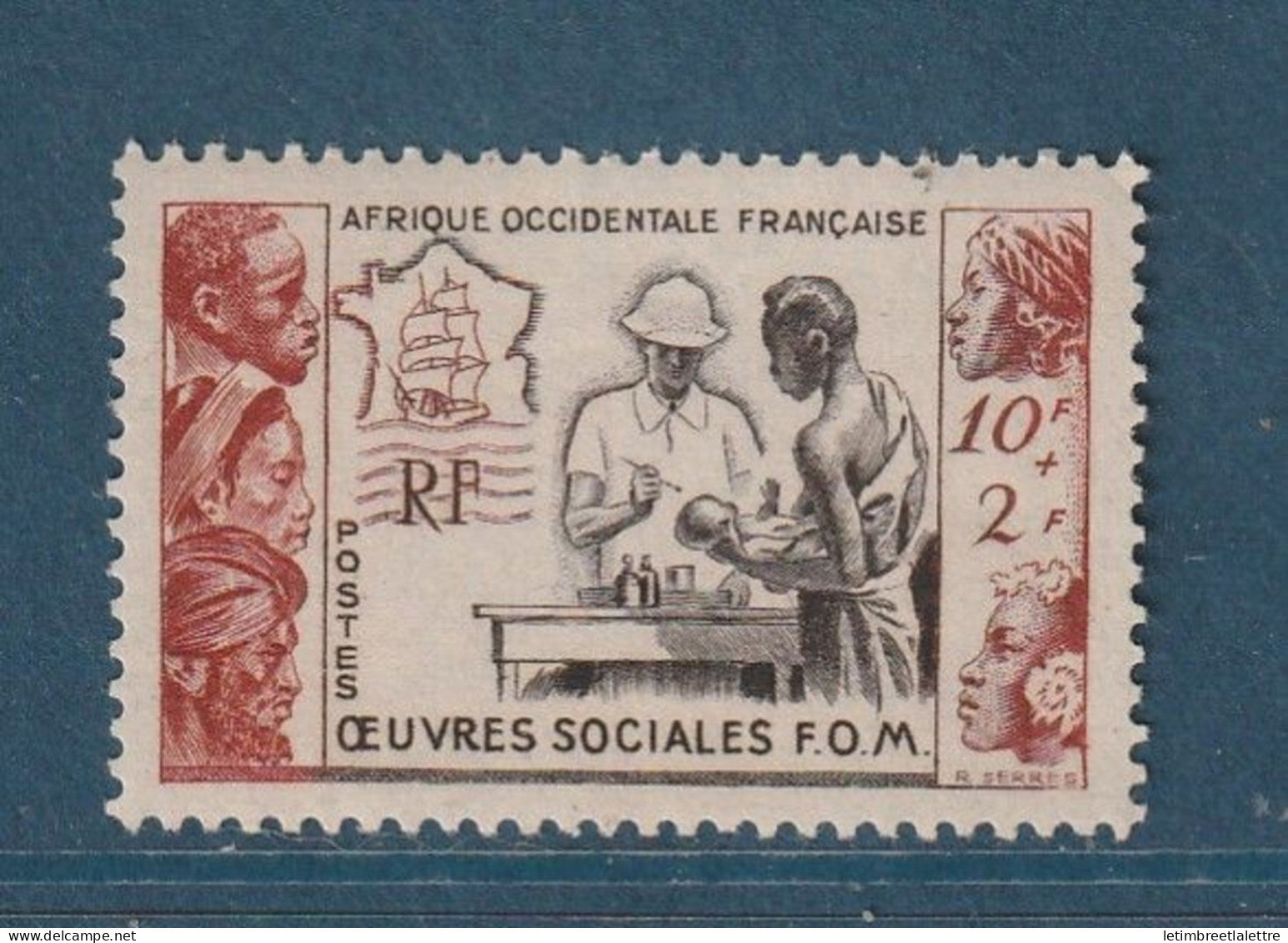 AOF - YT n° 45 ** - Neuf sans charnière - 1950