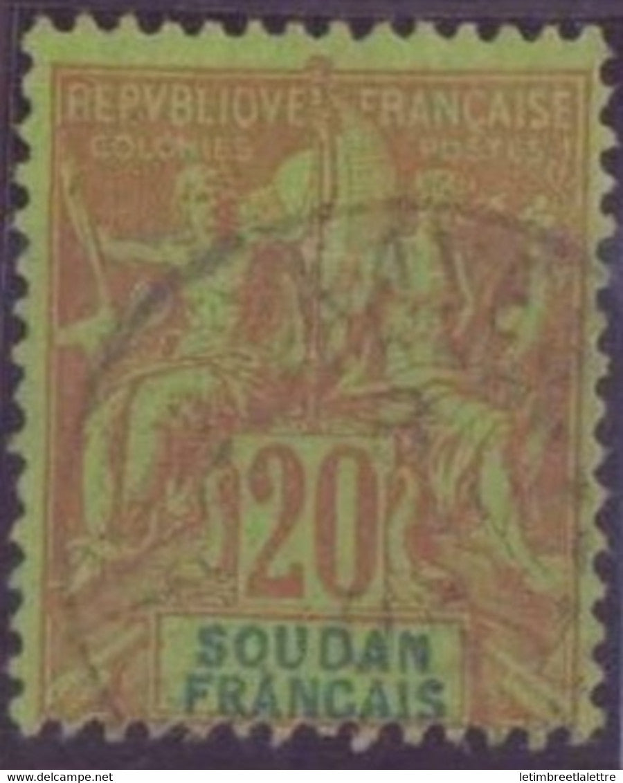 ⭐ Soudan - YT n° 9 - Oblitéré - 1894 ⭐
