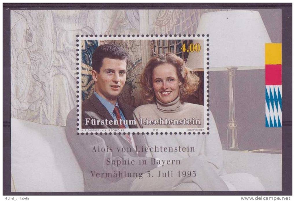 ⭐ Liechtenstein - YT bloc n° 18 ** - Neuf sans charnière - 1993 ⭐