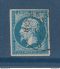 France - YT n° 14 - oblitéré cachet Sardes - 1853