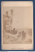 France - Carte photo Musée du Luxembourg - l'ange de Tobie par G. Doré - éditeur Périer