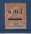 Côte d'Ivoire - YT n° 18 * - Neuf avec charnière - 1904