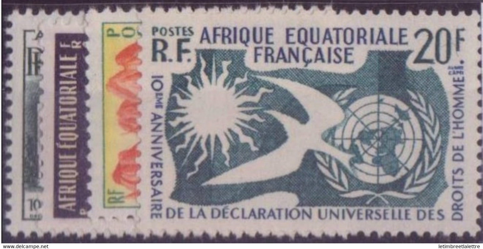 ⭐ AEF - YT n° 242 à 245 ** - Neuf sans charnière - 1958 ⭐