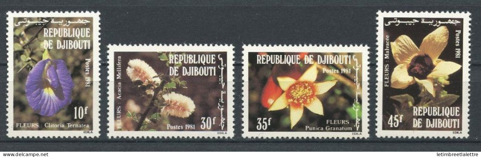 Djibouti - YT n° 544 à 547 ** - Neuf sans charnière - 1981
