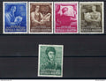 ⭐ Argentine - Poste Aérienne - YT N° 34 à 38 * - Neuf avec charnière - 1950 ⭐