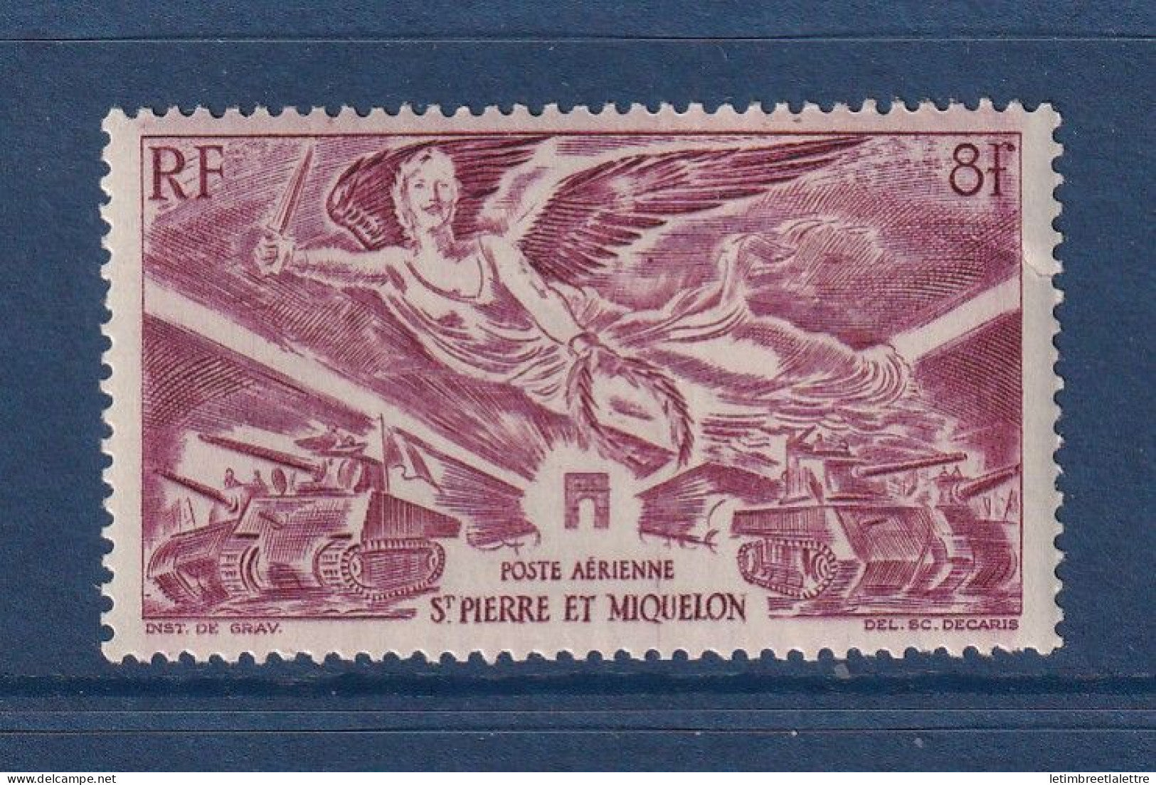 Saint Pierre et Miquelon - Poste Aérienne - YT n° 11 ** - Neuf sans charnière - 1946
