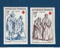 France - Non dentelé - YT n° 1140 et 1141 ** - neuf sans charnière - Croix Rouge - 1957