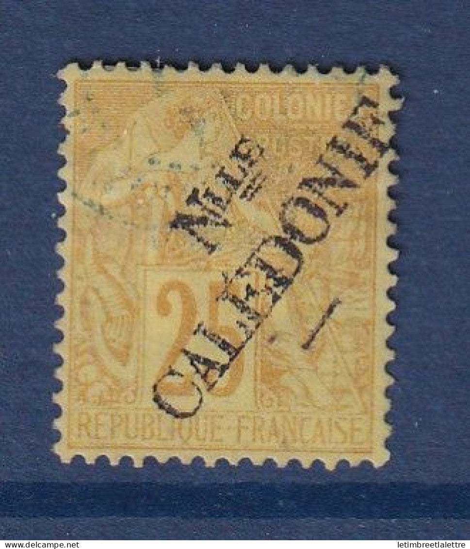 Nouvelle Calédonie - YT n° 28 surcharge décalée - Oblitéré - 1892