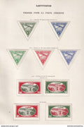Lettonie - collection à la Page - Poste aérienne - * Neuf avec charnière - Monoplan - 1921 1930