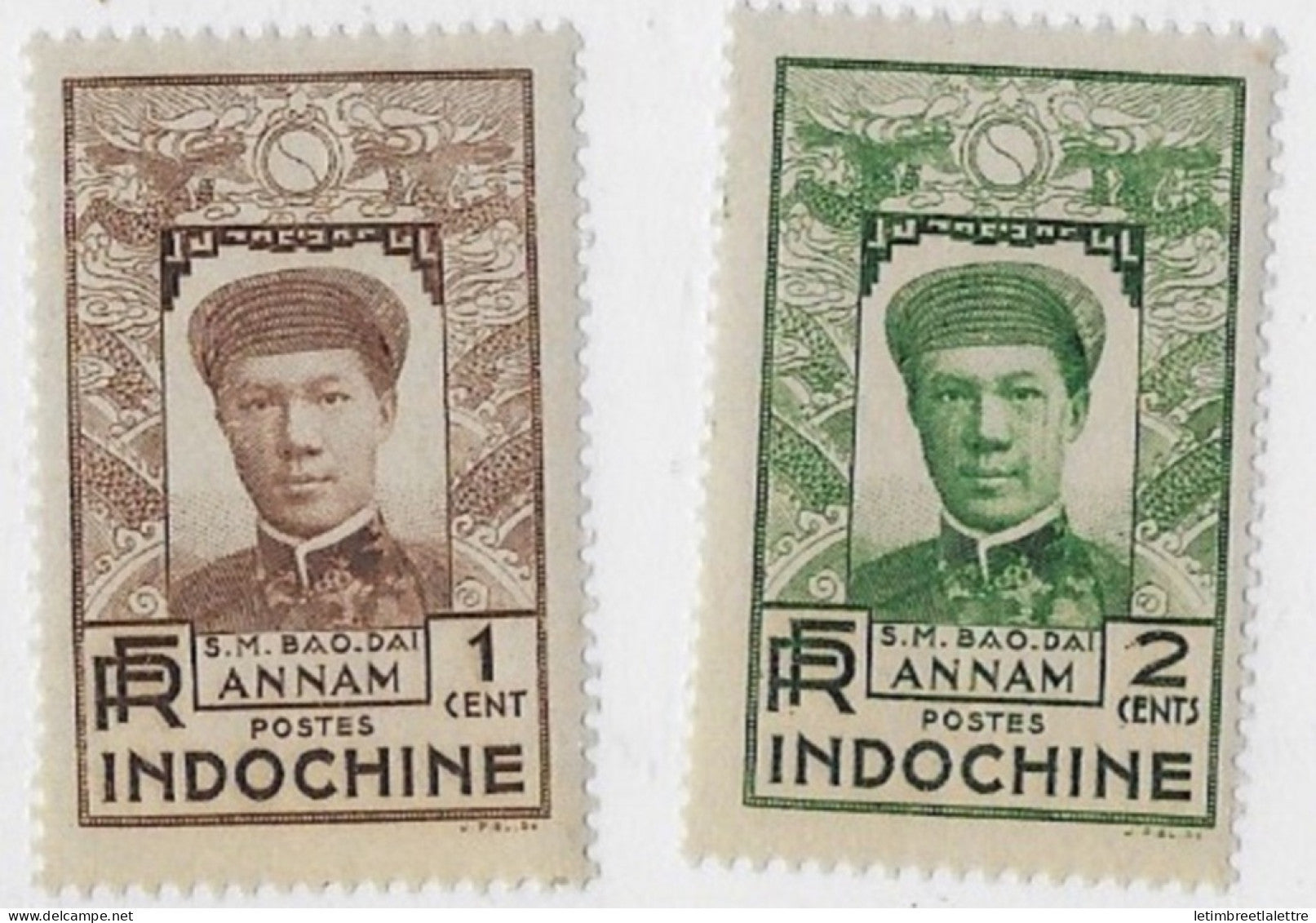 Indochine - YT n° 171 et 172 ** - Neuf sans charnière - 1936