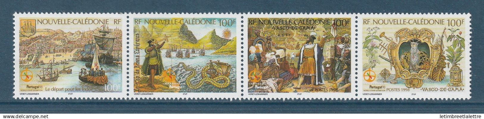 Nouvelle Calédonie - YT n° 764 à 767 ** - Neuf sans charnière - 1998