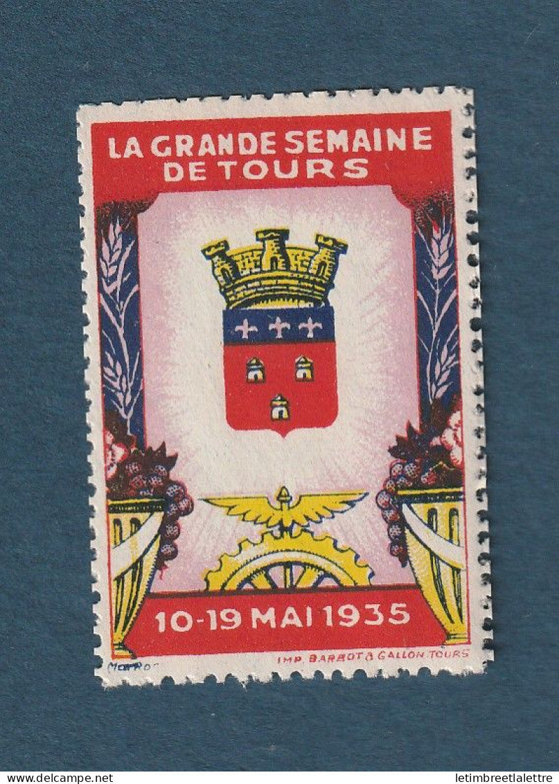 France - vignette - la grande semaine de tours 1935
