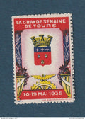 France - vignette - la grande semaine de tours 1935