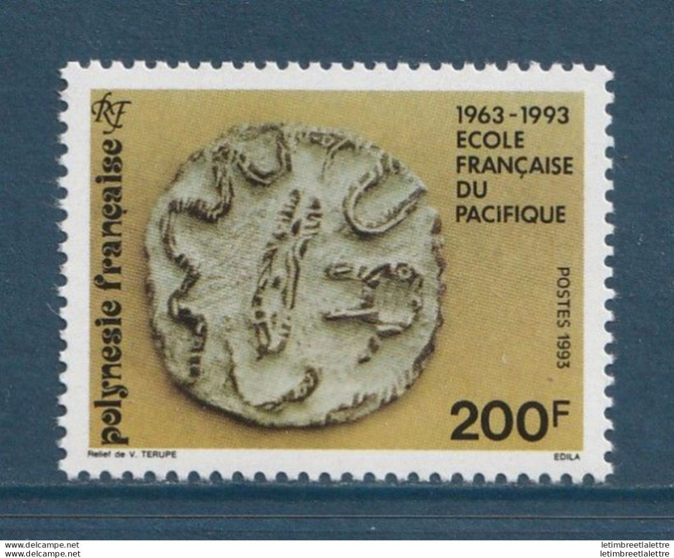 Polynésie Française - YT n° 449 ** - Neuf sans charnière - 1993