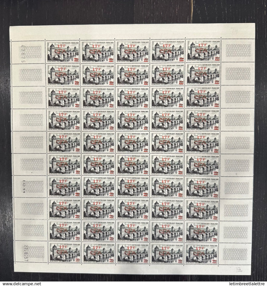 Réunion CFA - feuille - YT nº 339 ** - neuf sans charnière - 1957 1959