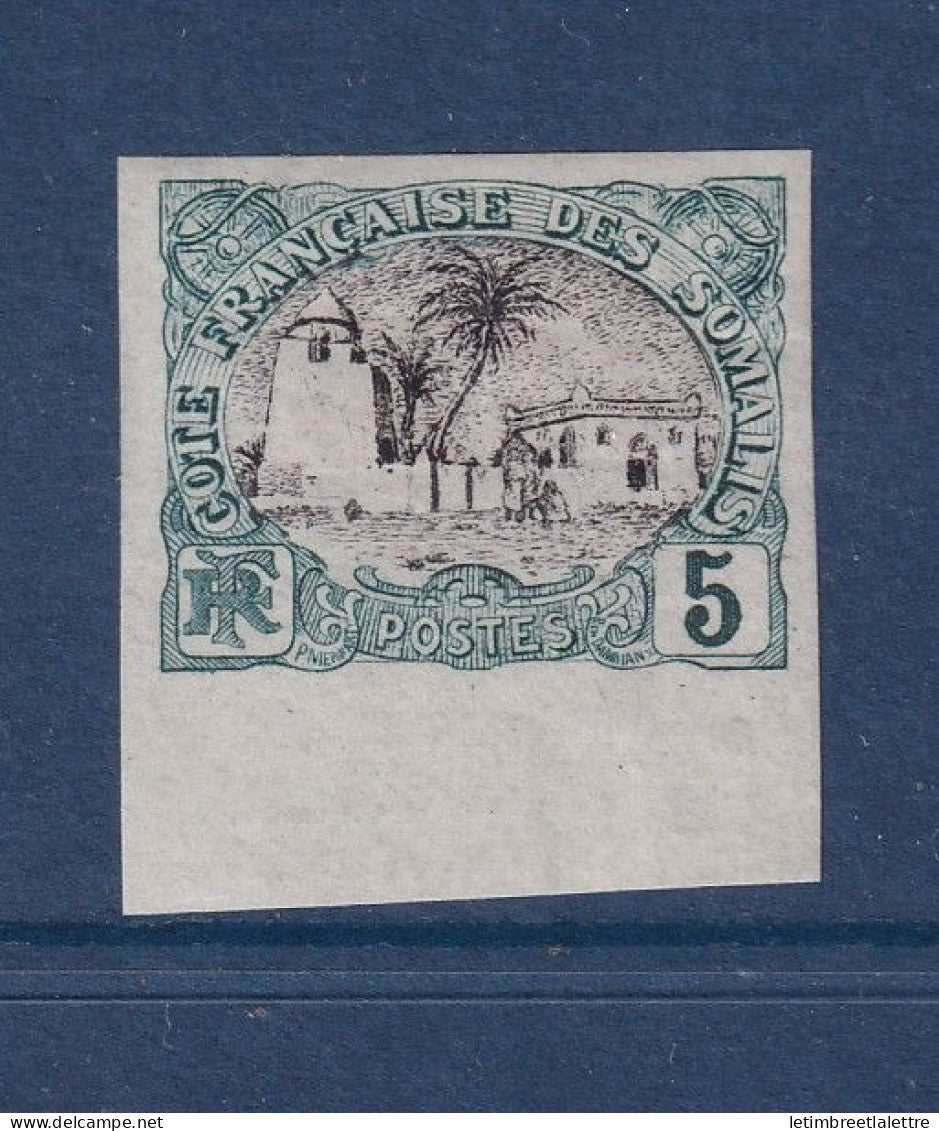 Côte des Somalis - YT n° 56 * - Neuf avec charnière - Mosquée de Djibouti - Non dentelé - 1902