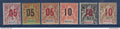Mohéli - YT n 17 à 22 ** - neuf sans charnière - 1912