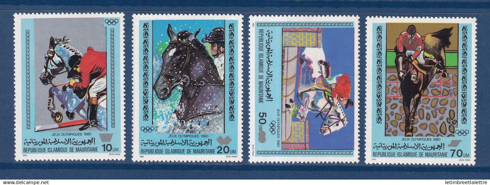 Mauritanie - YT n° 446 à 449 ** - Neuf sans charnière - 1980