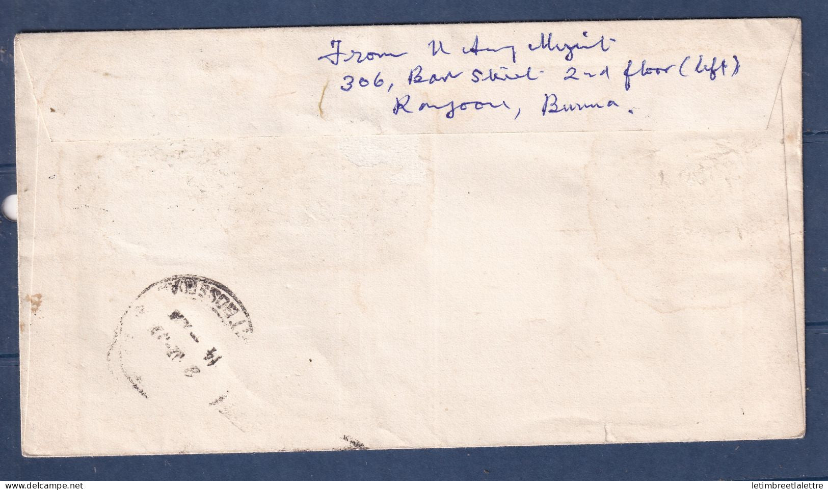 Myanmar - Birmanie -  Burma - YT n° 185 A et B - FDC premier jour - pour Calcutta Inde - ONU - 1979