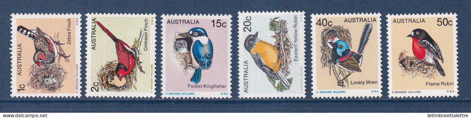 Australie - YT n° 675 à 680 ** - Neuf sans charnière - 1979