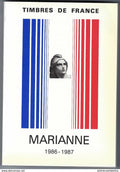 ⭐ Catalogue - MARIANNE - timbres-poste de France - 1986-1987 - Bel ouvrage pour philatéliste ⭐