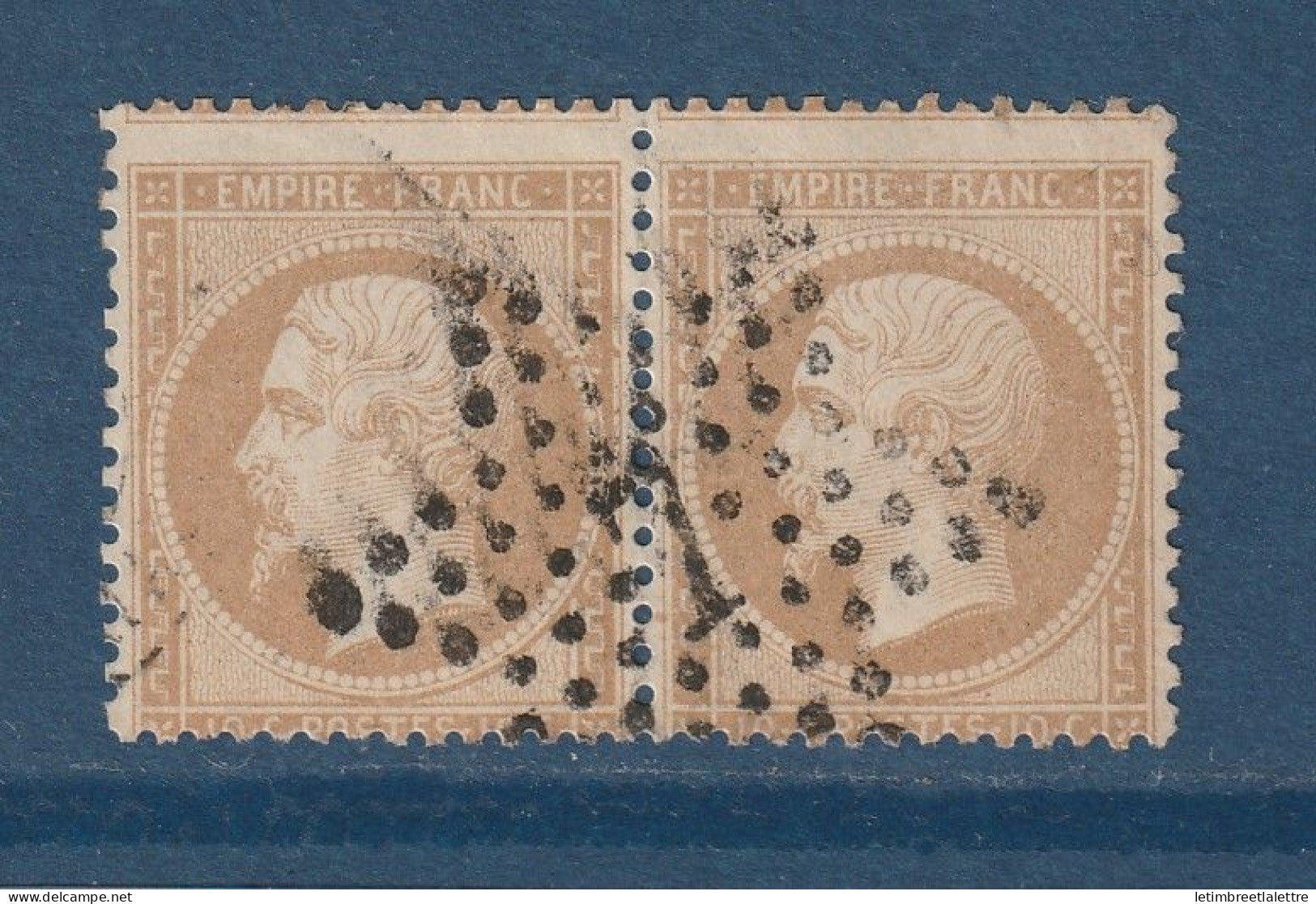 France - YT n° 21 - oblitéré étoile 7 - 1862