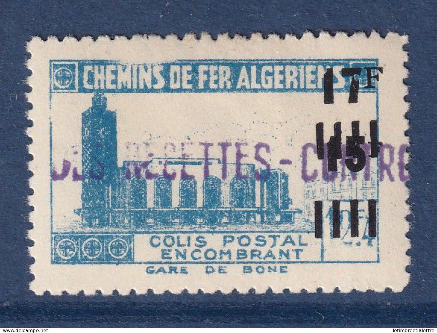 Algérie - Colis Postaux - YT n° 183 A * - Neuf avec charnière - 1947