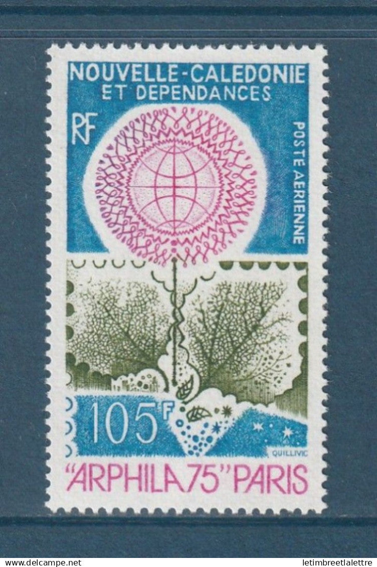Nouvelle Calédonie - YT PA n° 166 ** - Neuf sans charnière - Poste Aérienne - 1975