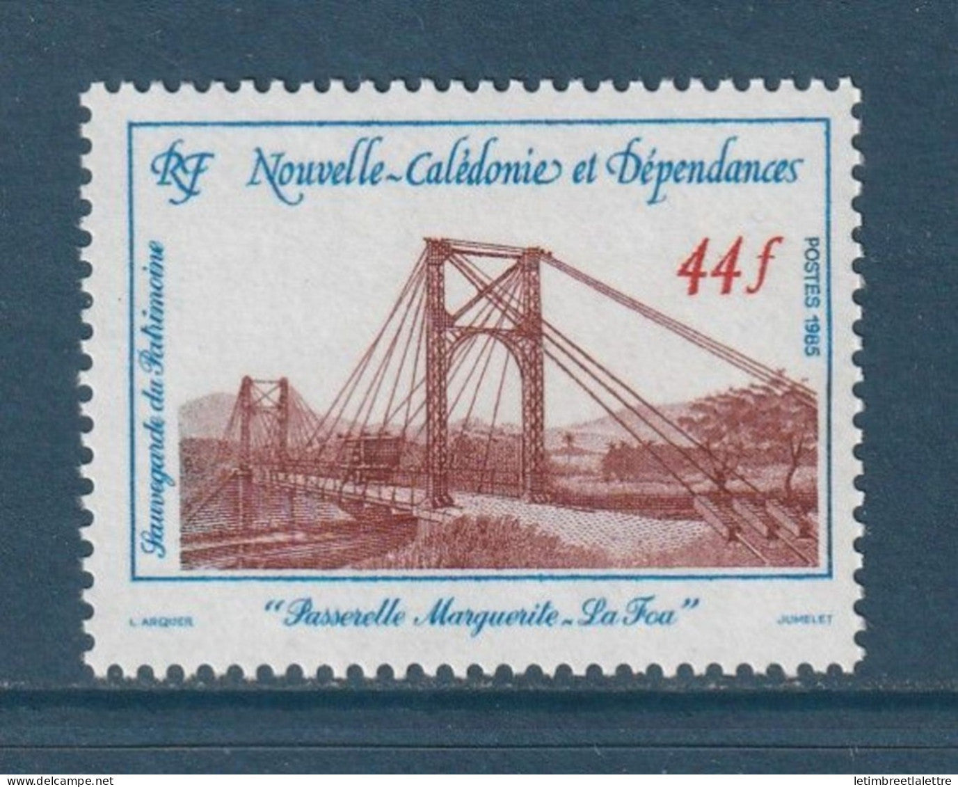 Nouvelle Calédonie - YT n° 503 ** - Neuf sans charnière - 1985