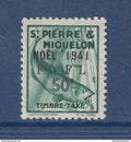 Saint Pierre et Miquelon - Taxe - YT n° 47 * - neuf avec charnière - Noël FNFL - 1941