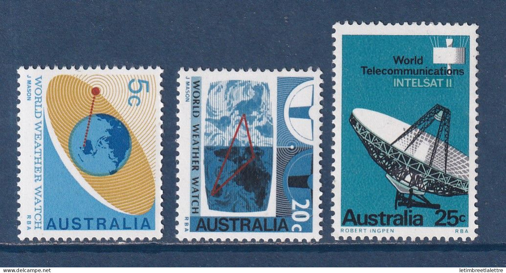 Australie - YT n° 364 à 366 ** - Neuf sans charnière - 1968