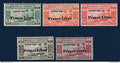 Nouvelles Hébrides - Taxe - YT N° 21 à 25 * - Neuf avec charnière - France Libre - 1941