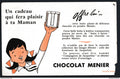 France - Buvard publicitaire - Chocolat Menier - Un cadeau qui fera plaisir à ta maman