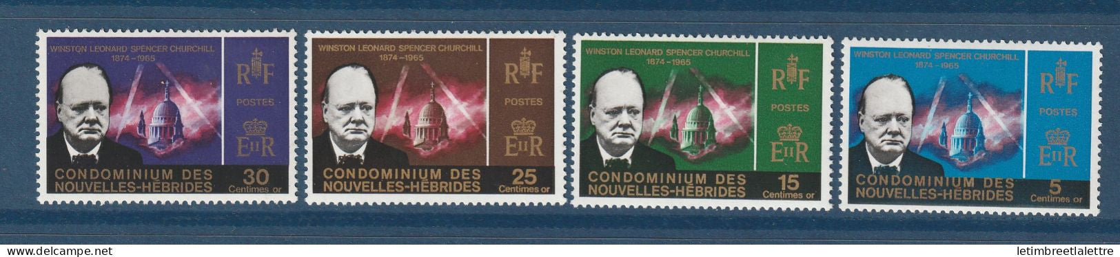 Nouvelles Hébrides - YT n° 227 à 230 ** - Neuf sans charnière - 1966