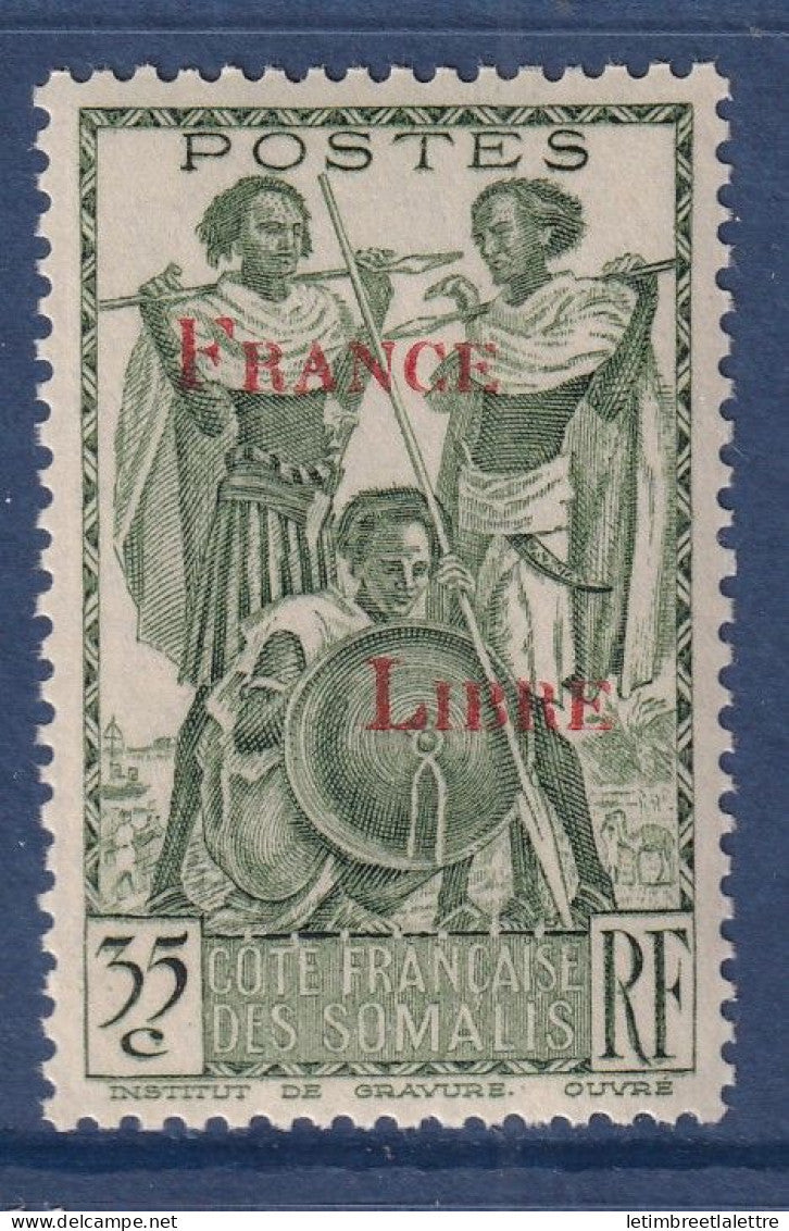 Côte des Somalis - YT n° 213 ** - Neuf sans charnière - France Libre - 1942