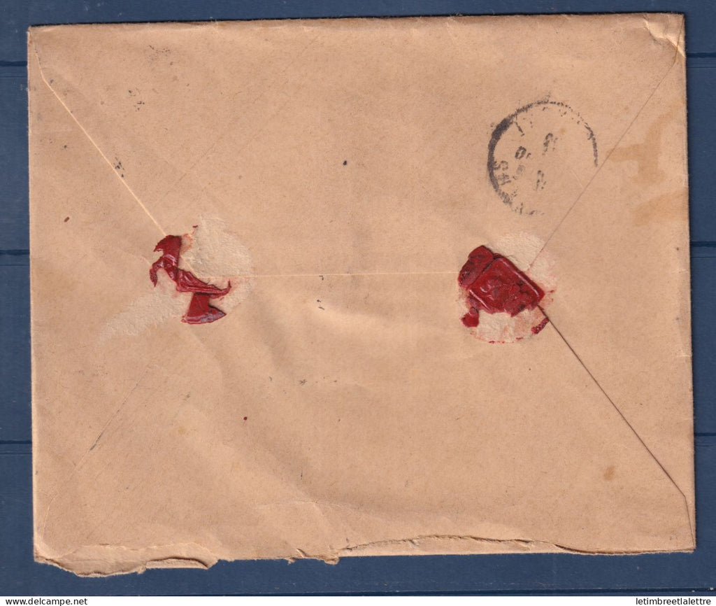 France - Enveloppe à entête A. Maury - recommandé pour Béziers ( Hérault ) - 1933