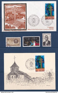 France - thématique De Gaulle - lot de timbres - FDC - Premier jour