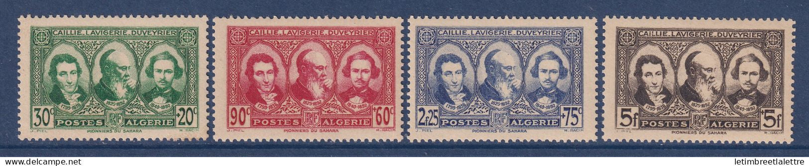 Algérie - YT n° 149 à 152 ** - Neuf sans charnière - 1939