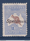 Australie - YT N° 14 * - Neuf avec charnière - Spécimen - gomme coulée - 1913