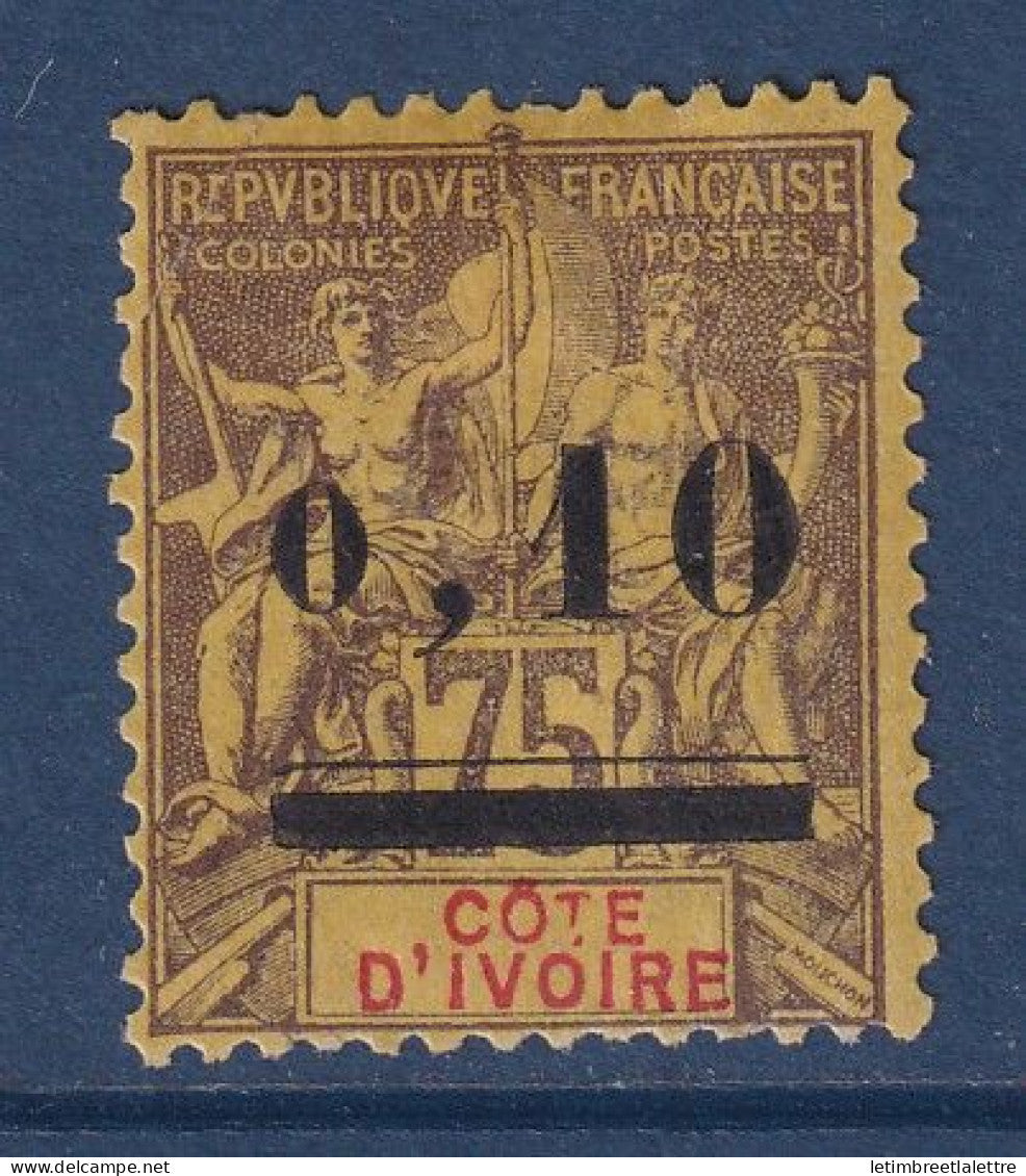 Côte d'Ivoire - YT n° 19 * - Neuf avec charnière - 1904