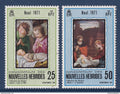 Nouvelles Hébrides - YT n° 314 et 315 ** - Neuf sans charnière - Noël - 1971