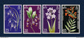 Nouvelles Hébrides - YT n° 362 à 365 ** - Neuf sans charnière - Flore - Orchidées - 1973