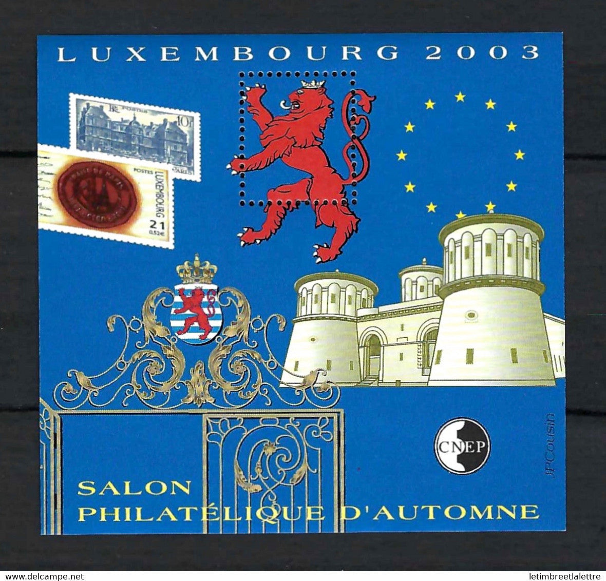France - Bloc CNEP - YT n° 39 ** - Neuf sans charnière - Salon philatélique d'automne - Luxembourg - 2003