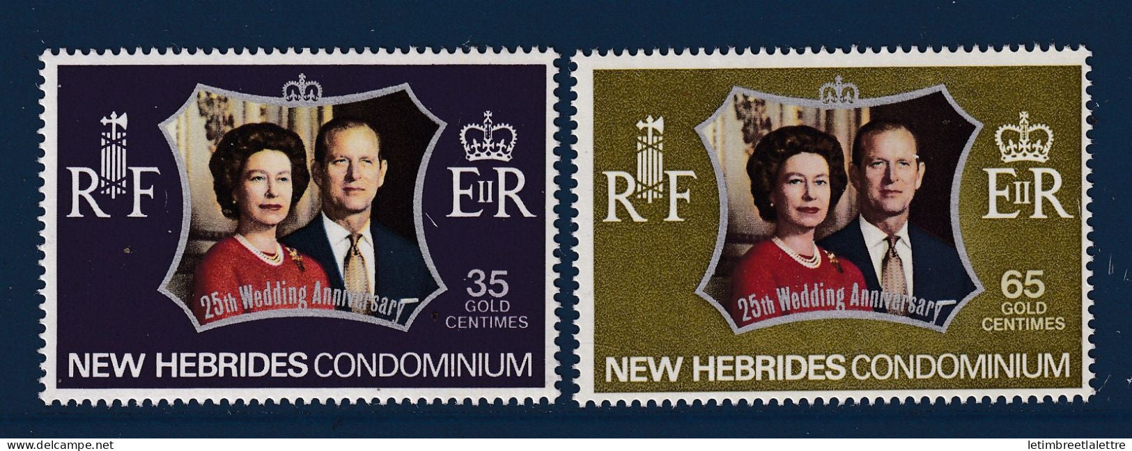 Nouvelles Hébrides - YT n° 356 et 357 **  - Neuf sans charnière - 1972