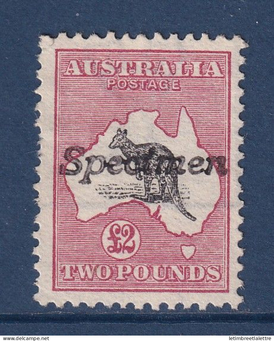 Australie - YT N° 15 * - Neuf avec charnière - Spécimen - gomme coulée - Bon centrage - 1913